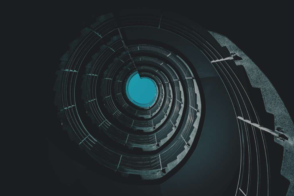 The loop goes round and round and round and round and ...., hence straightening it for your understanding in the roadmap