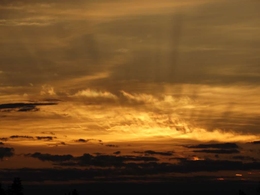 the sunsetting sky inspiring to learn